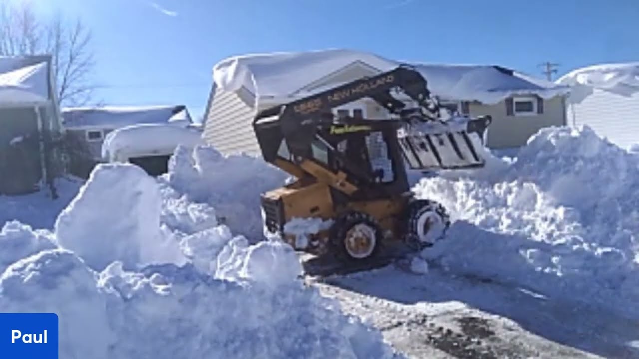 Buffalo NY Snow Storm Clean Up LIVE