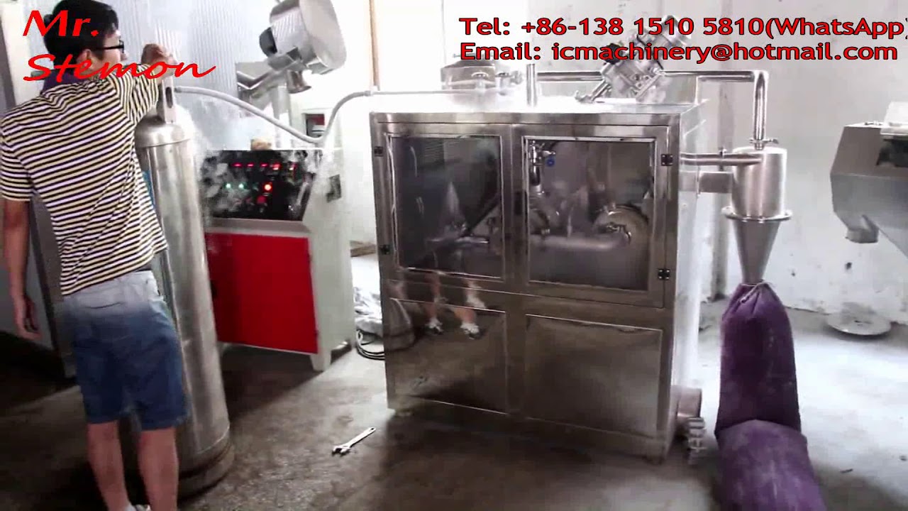 Cryogenic Grinder | liquid nitrogen | powdering grinding Mill | oily seeds grinding machine |
