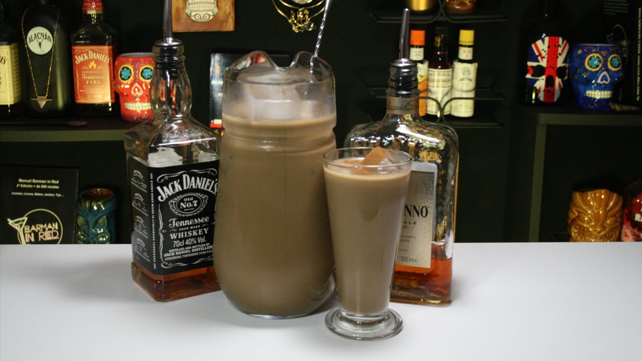 Bebida INFIERNO y CIELO 🥃 con WHISKY y CAFÉ ☕