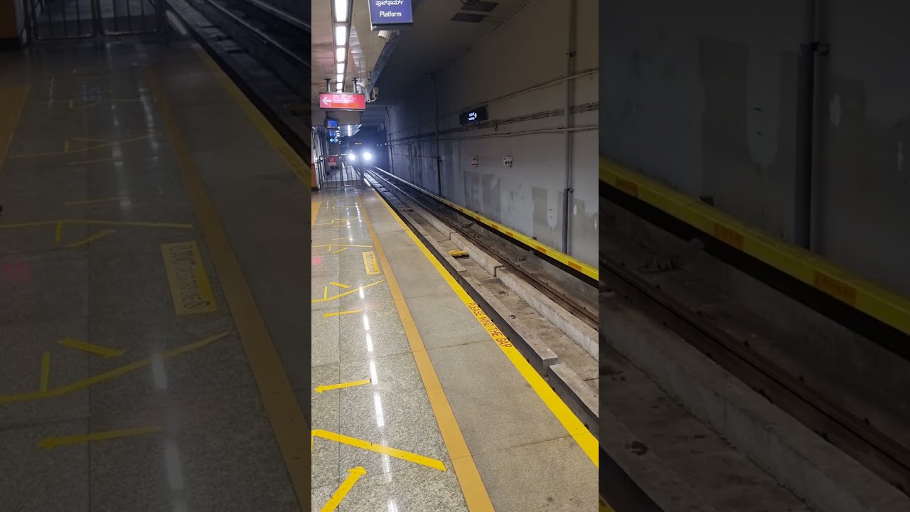 Bangalore Metro #purple line #bmrcl #nammabengaluru #nammametro #bengaluru #train