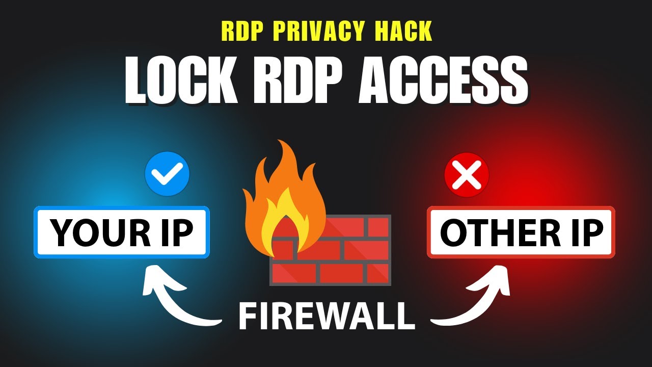 RDP Privacy Hack: How to allow Only Your IP to Connect!