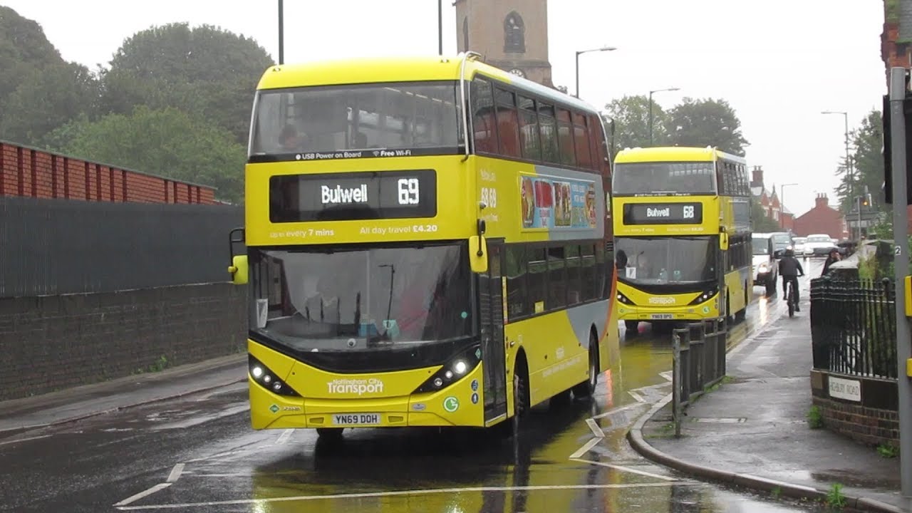 Buses Trains & Trams at Nottingham October 2019