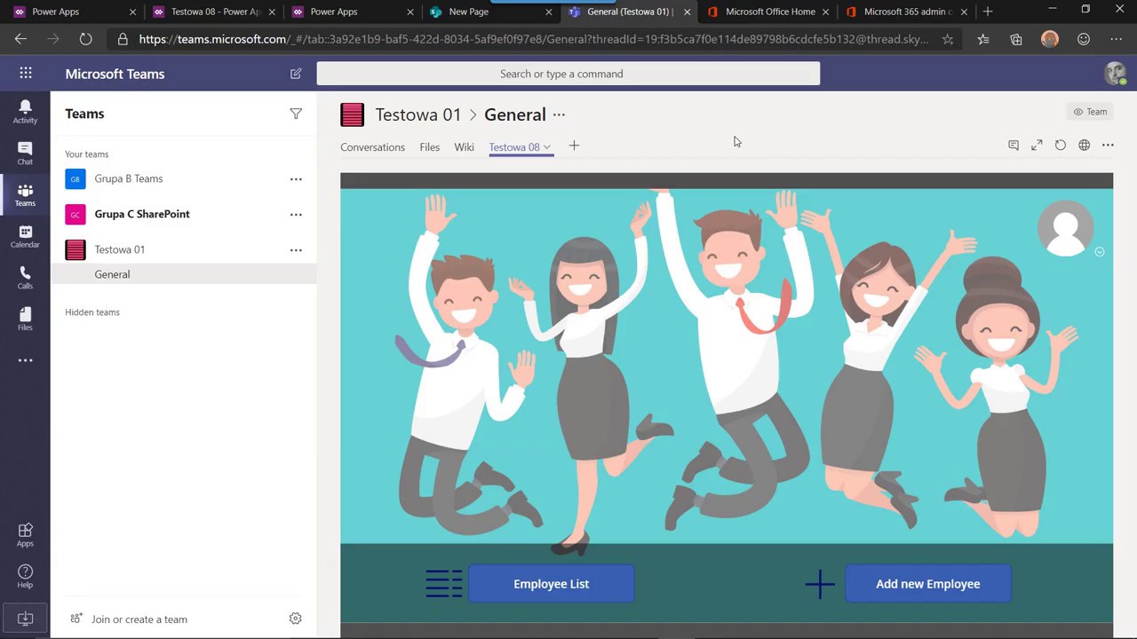 Udostępnianie aplikacji Power Apps