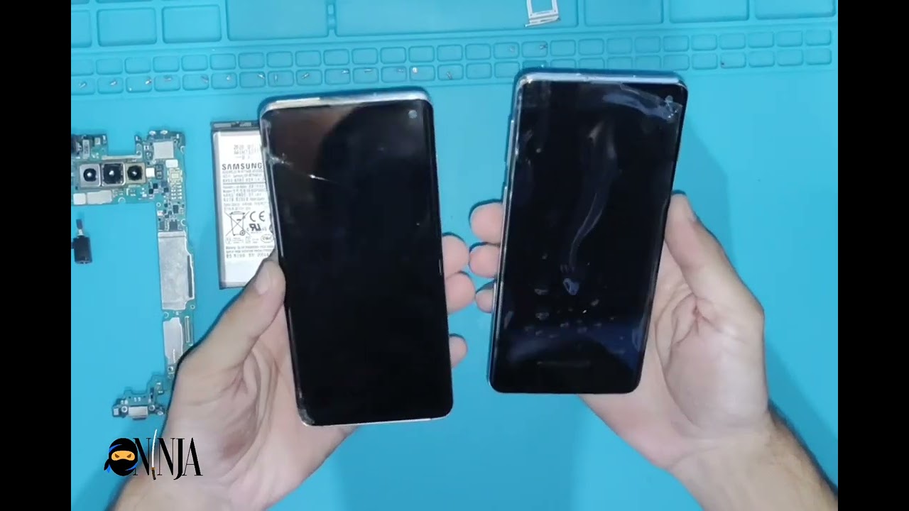 Troca de tela S10 Samsung - Troca de frontal original nacional com aro (Passo a passo simples)