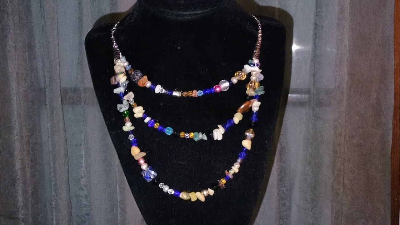 ASTONISHING VIKING INSPIRED NECKLACE FEELING THE BLUES: Radical Blue Bead Mix Challenge Part 4