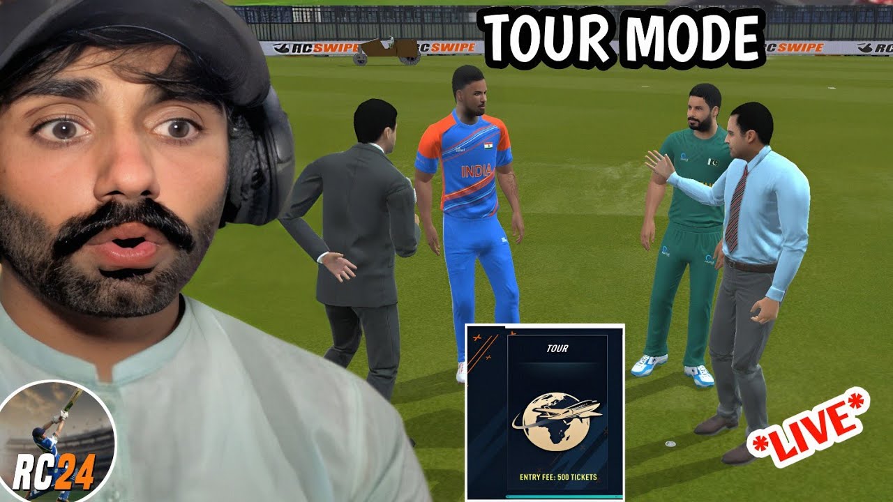 TOUR MODE IN RC24😮PAK TOUR INDIA  TOUR😎[ HARDCORE ] RC 24 LIVE
