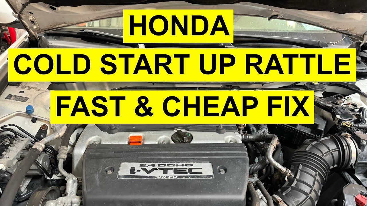 Как устранить дребезжание при холодном запуске двигателя Honda — быстро, просто и дёшево