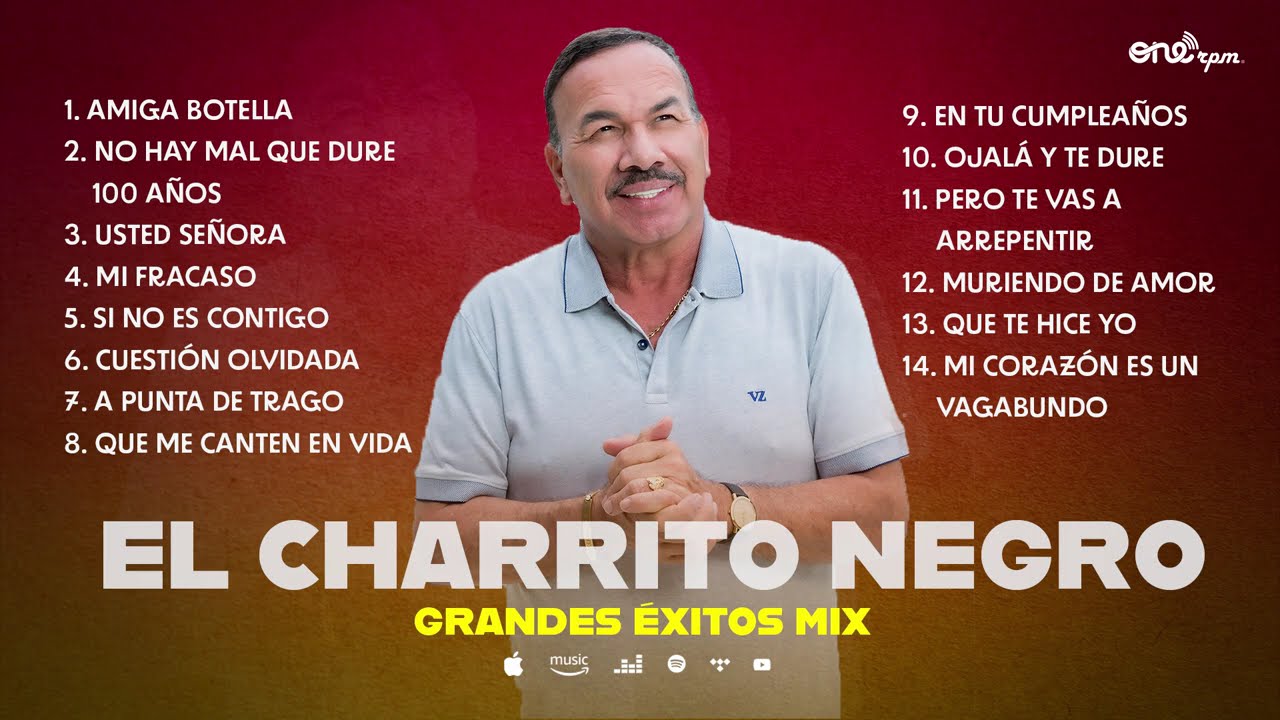 El Charrito Negro - Grandes Éxitos Mix 2022