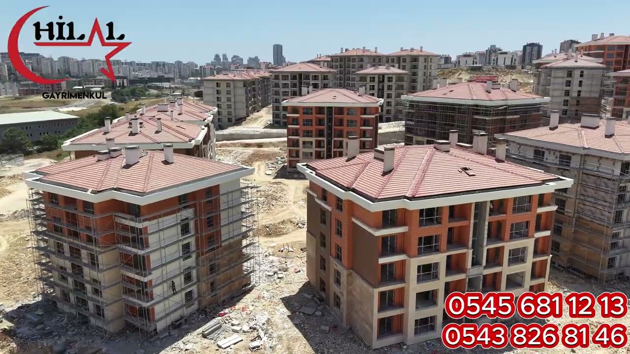 KAYAŞEHİR AHMET AKGÜN TOKİ 27. BÖLGE BATI 2 KISMI GÜNCEL DRON ÇEKİMİ HİLAL EMLAK (4KHD)