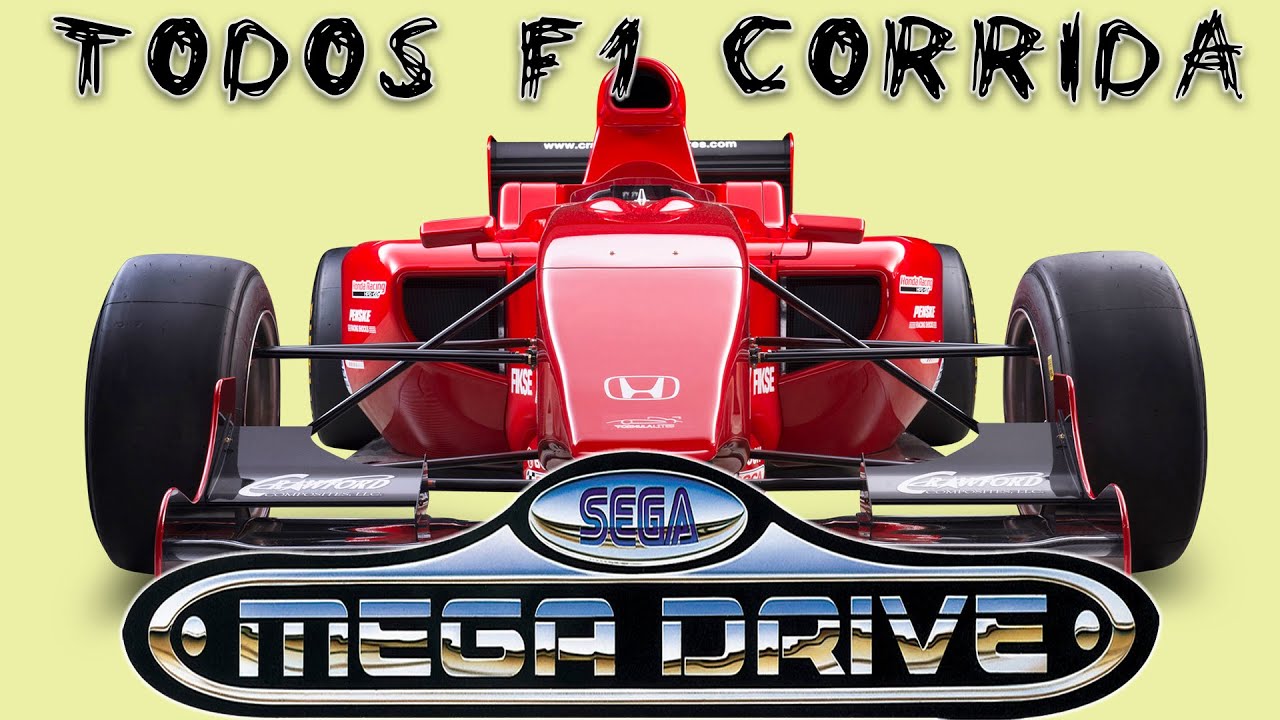 Todos F1 Corrida Sega Mega Drive / Genesis