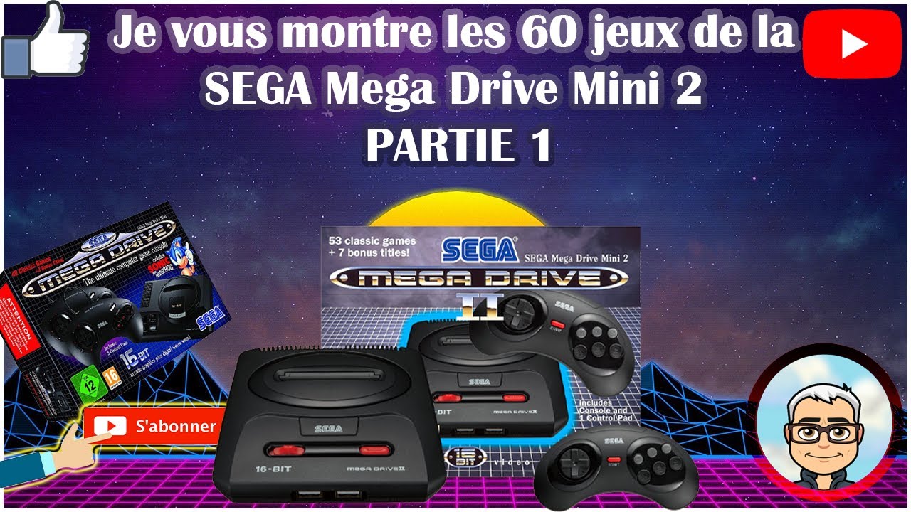 Je vous montre les 60 jeux de la SEGA Mega Drive Mini 2 PARTIE 1