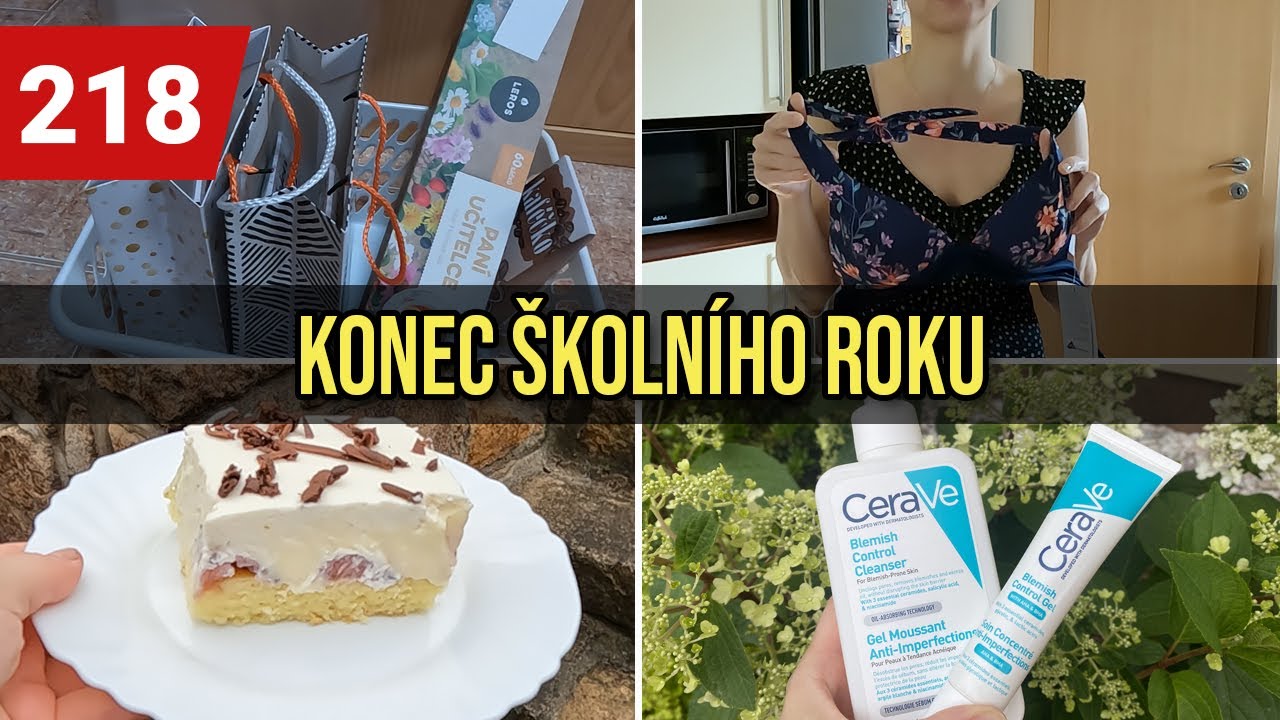 REALITA POSLEDNÍHO ŠKOLNÍHO DNE😄 | OVOCNÉ ŘEZY🍓| NOVÉ PLAVKY👙 | PUBERŤÁCI A AKNÉ🧴