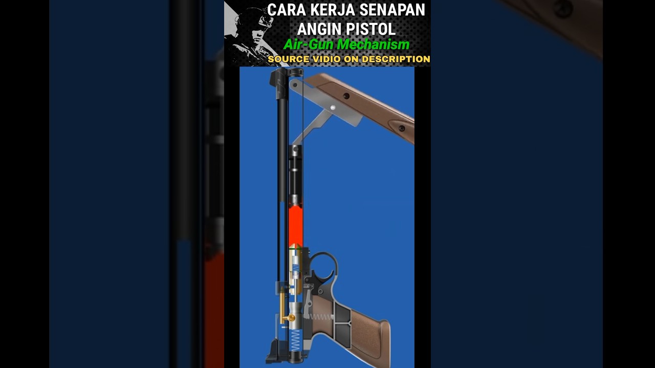 Cara kerja dari senapan angin uklik/pompa dengan tipe pistol ❗🥶🔥