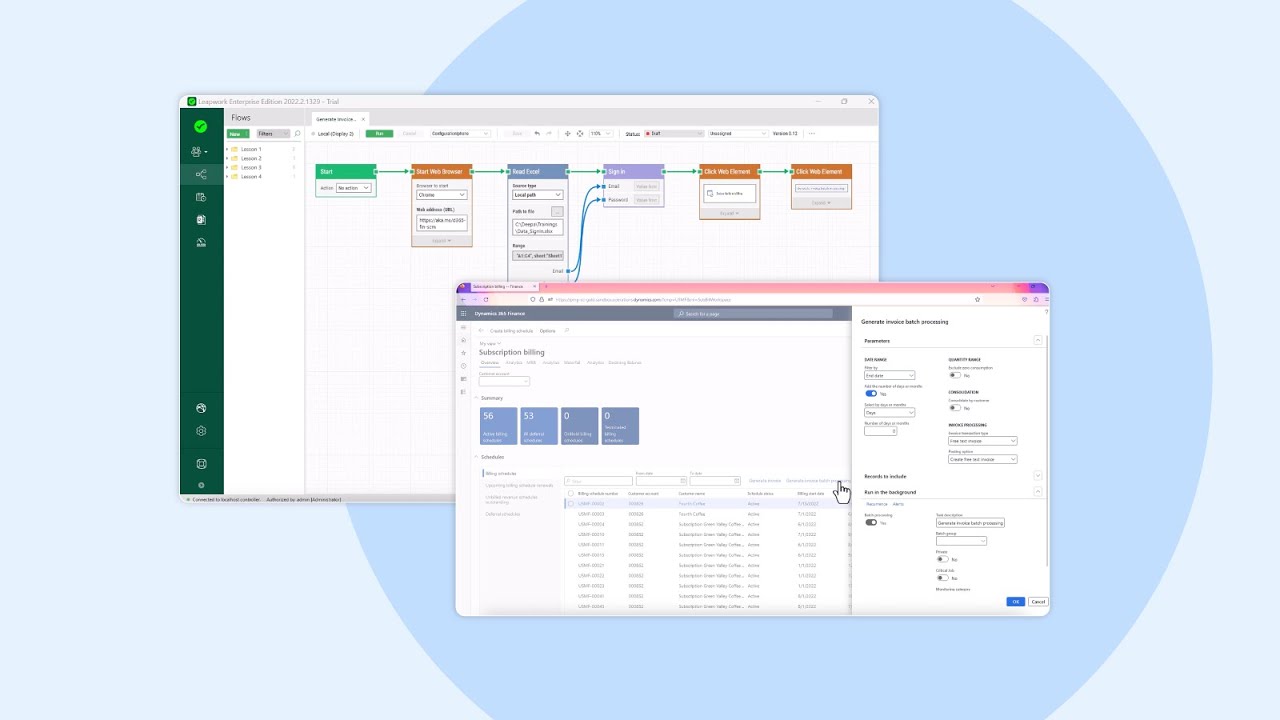 Leapwork Training | Web automation - Lesson 4: Automate form fields and web controls