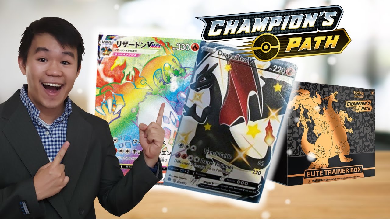 Is Champion's Path The Best Pokemon Card Set Yet? *Full Set Revealed With Chase Charizards*