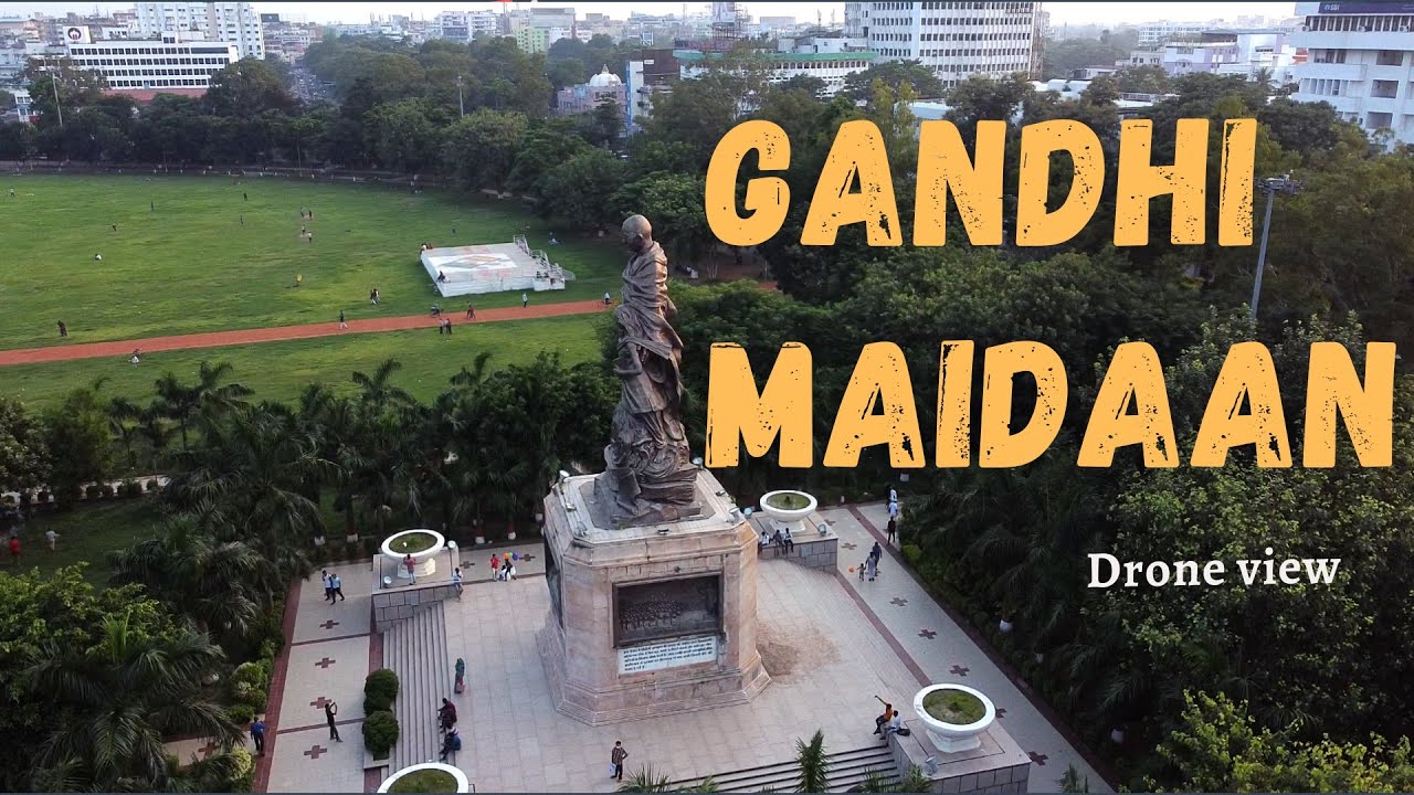 गांधी मैदान | Gandhi Maidaan  |  Iconic Place of Patna  |  Drone View