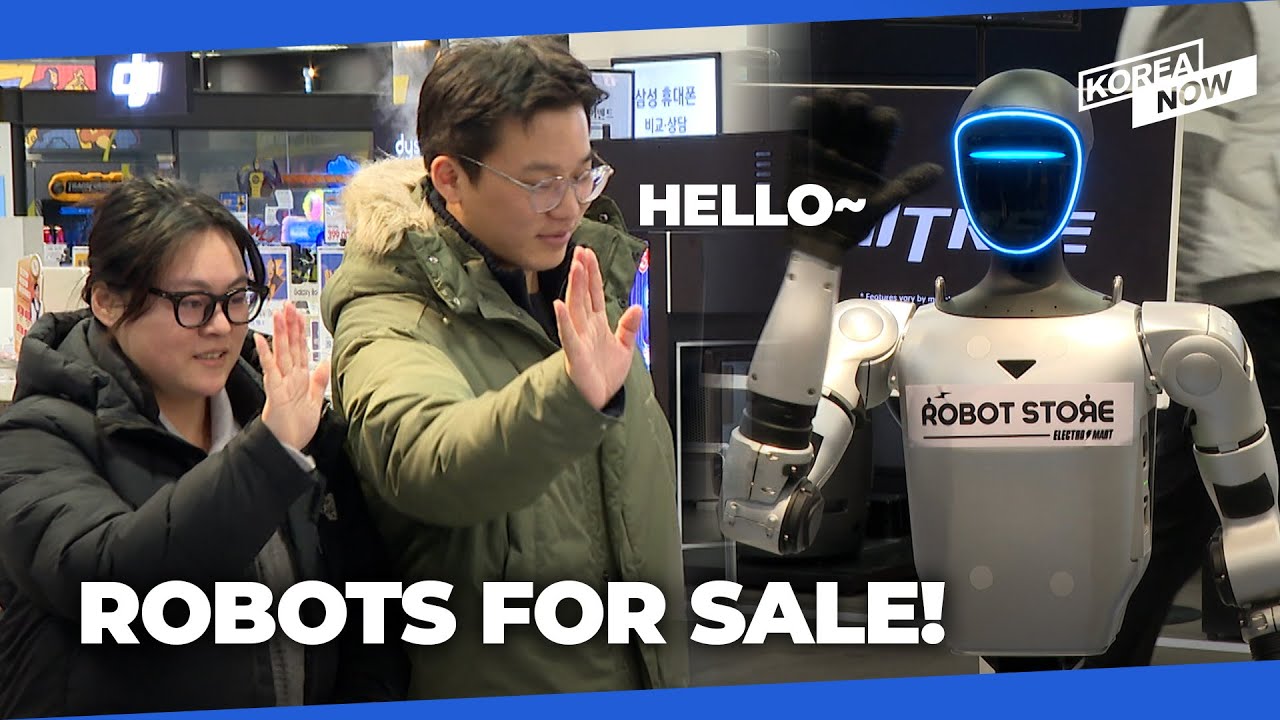 30 million won humanoid robot for sale at Seoul’s supermarket