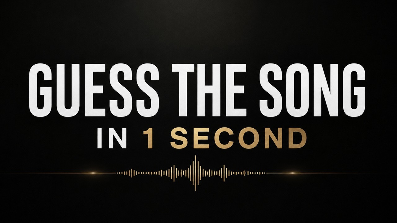 Can You Guess the Song in 1 Second? 🎵 Ultimate Music Quiz Challeng