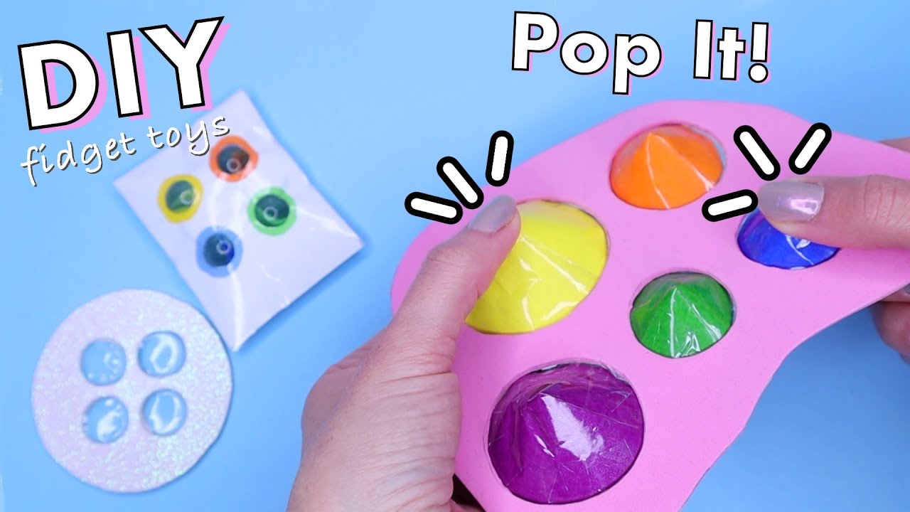 DIY Pop It Fidgets! Viral TikTok fidget toys