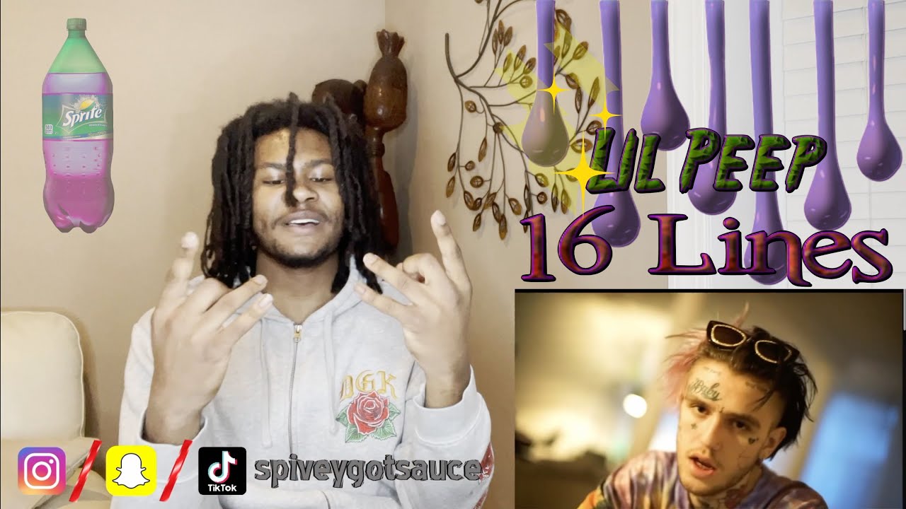 Reaction - Lil Peep  '16 Lines' (Official Music Video)