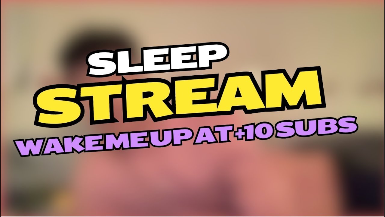 Sleep Stream with epic Interactions!