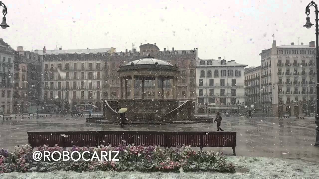 Nevada en Pamplona 14-3-16 (Slow motion)