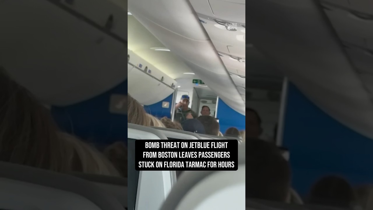 Bomb threat on flight from Boston leaves passengers stuck on tarmac