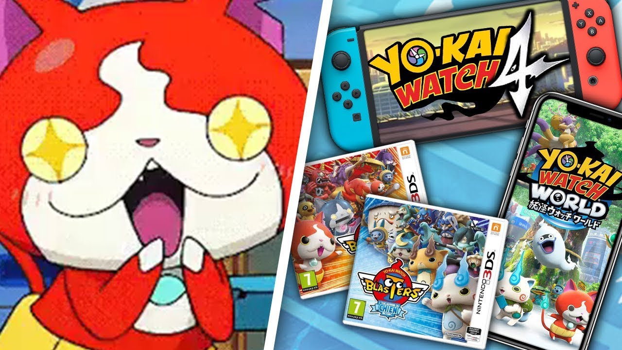 INFO-KAI - PLEIN DE NOUVEAUX JEUX YO-KAI WATCH &Agrave; VENIR ! YO-KAI WATCH 4, BLASTERS...