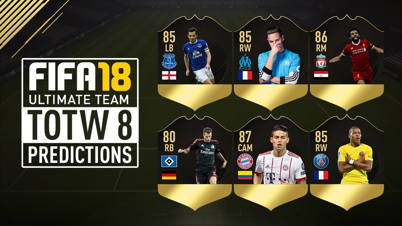 TOTW 8 PREDICTION! Ft. IF Mbappe, IF Salah, IF James Rodriguez & More! - FIFA 18 TOTW PREDICTIONS