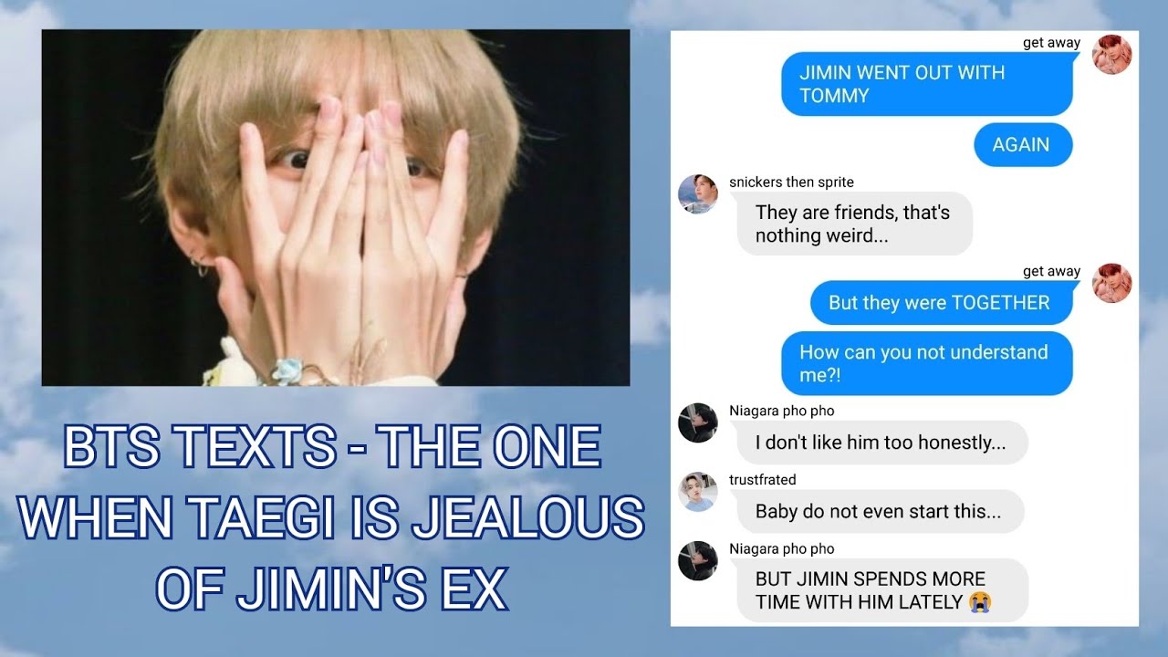BTS TEXTS - the one when Taegi is jealous of Jimin's ex | YOONMIN & little Taekook
