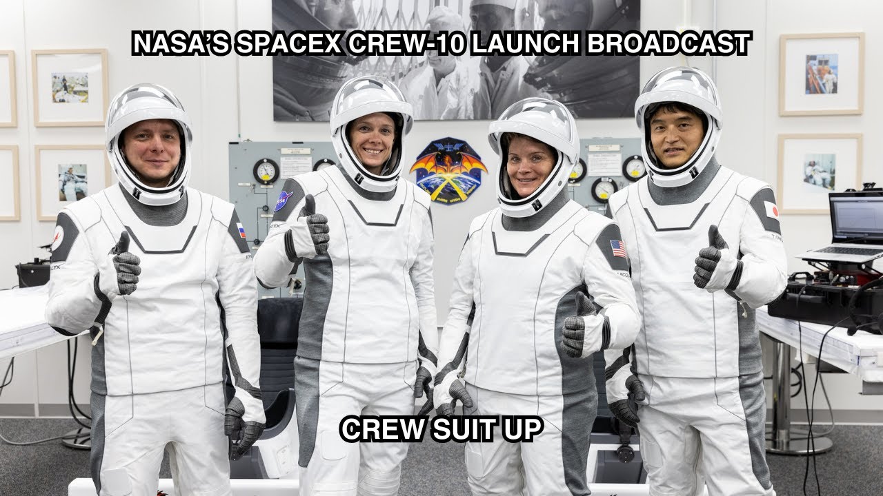 NASA&rsquo;s SpaceX Crew-10 Mission: Crew Suit Up - Second Attempt