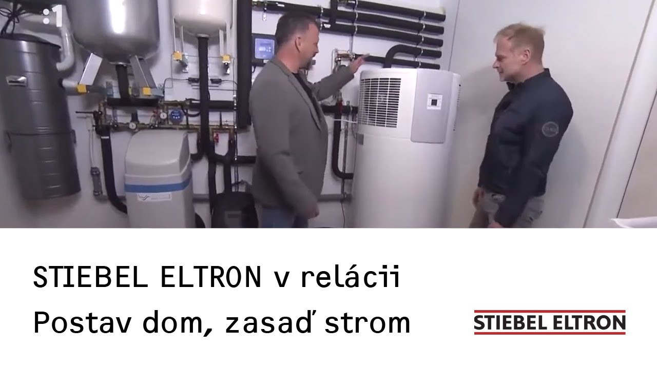 Tepelné čerpadlo na ohrev vody STIEBEL ELTRON v relácii Postav dom zasaď strom