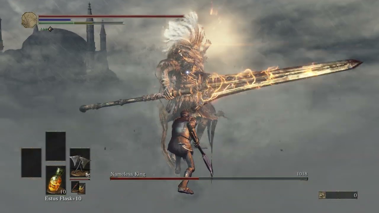 Dark Souls III Nameless King sl120 ng 8 NE knight