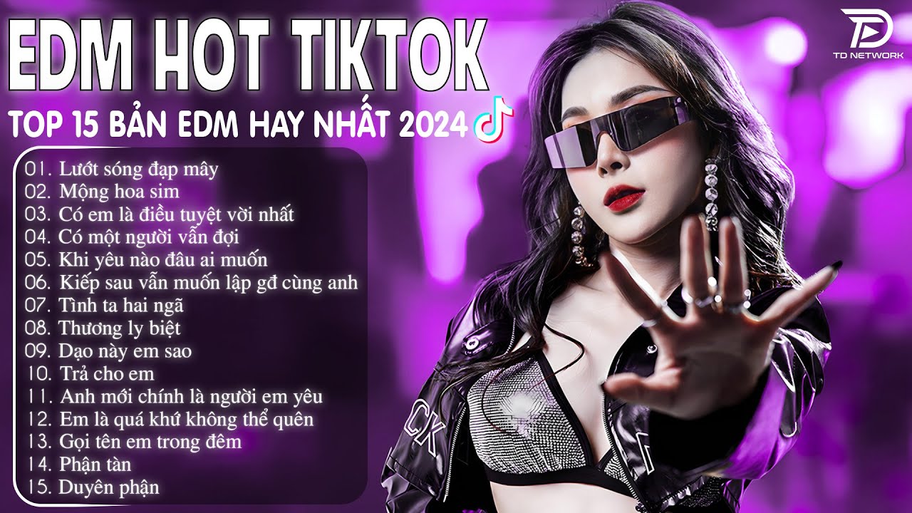 Lướt Sóng Đạp Mây Remix ♫ BXH Nhạc Trẻ Remix Hay Nhất  - Top 15 Bản EDM TikTok Hot Trend 2024