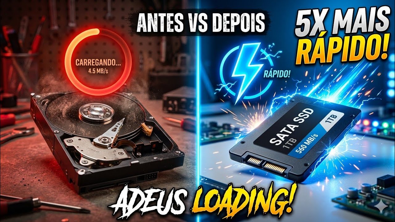 Como acelerar seu PC velho para jogos com SSD SATA