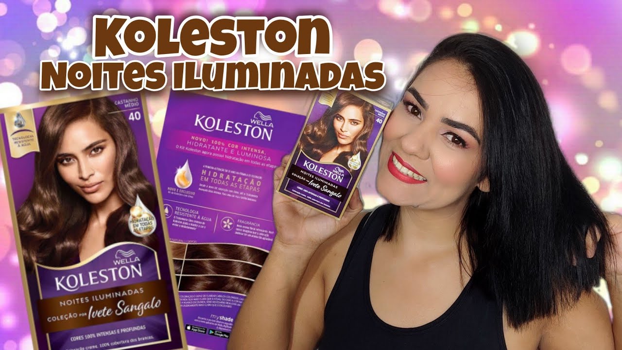 PINTEI O CABELO DE CASTANHO MÉDIO 40 COM KOLESTON ✨