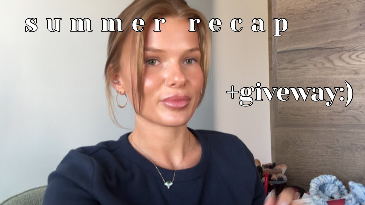 VLOG - střídění kosmetiky, summer recap a giveaway :))