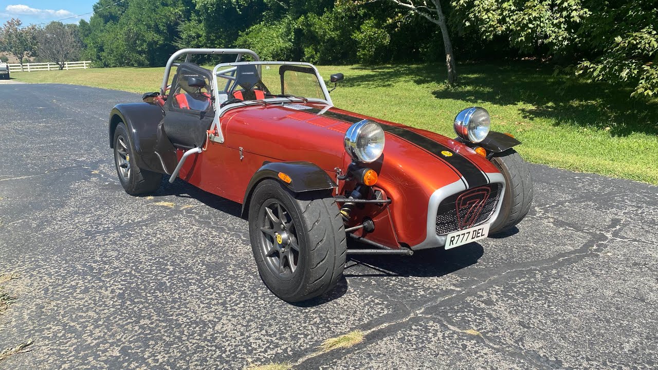 1998 Caterham 1.6 Superlight 6-speed walk around and short drive 