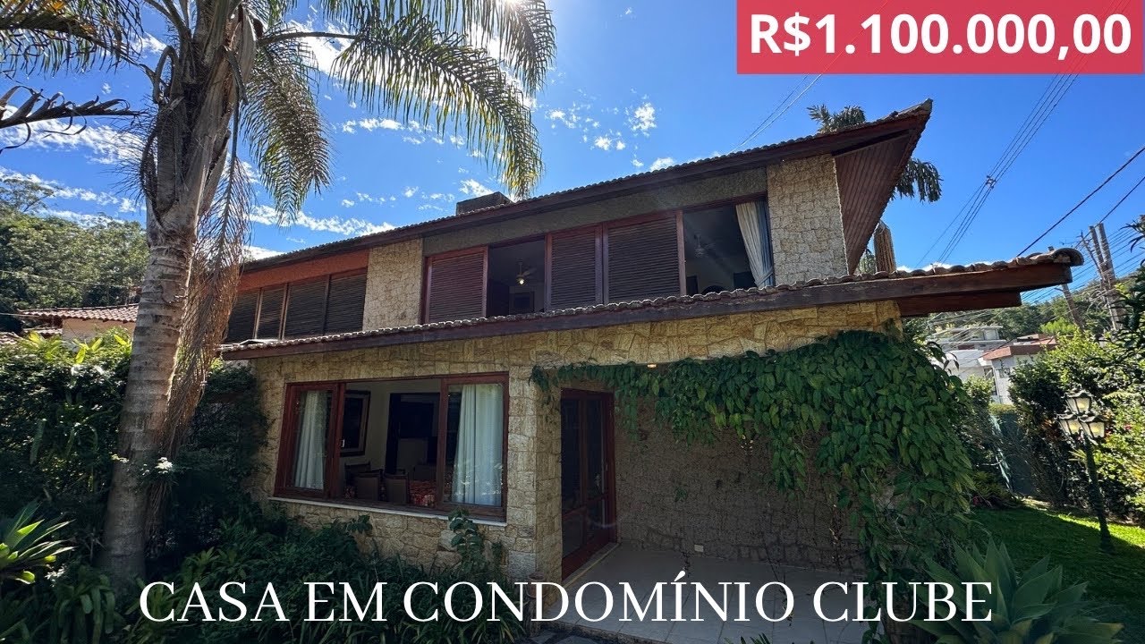CA0886 | Casa com 4 quartos em condomínio com lazer clube fazenda a 20min do centro