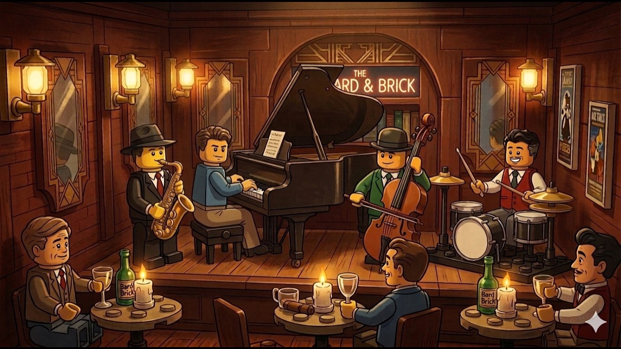 Smooth Jazz to Relax 🎷 | LEGO Band Playing Live