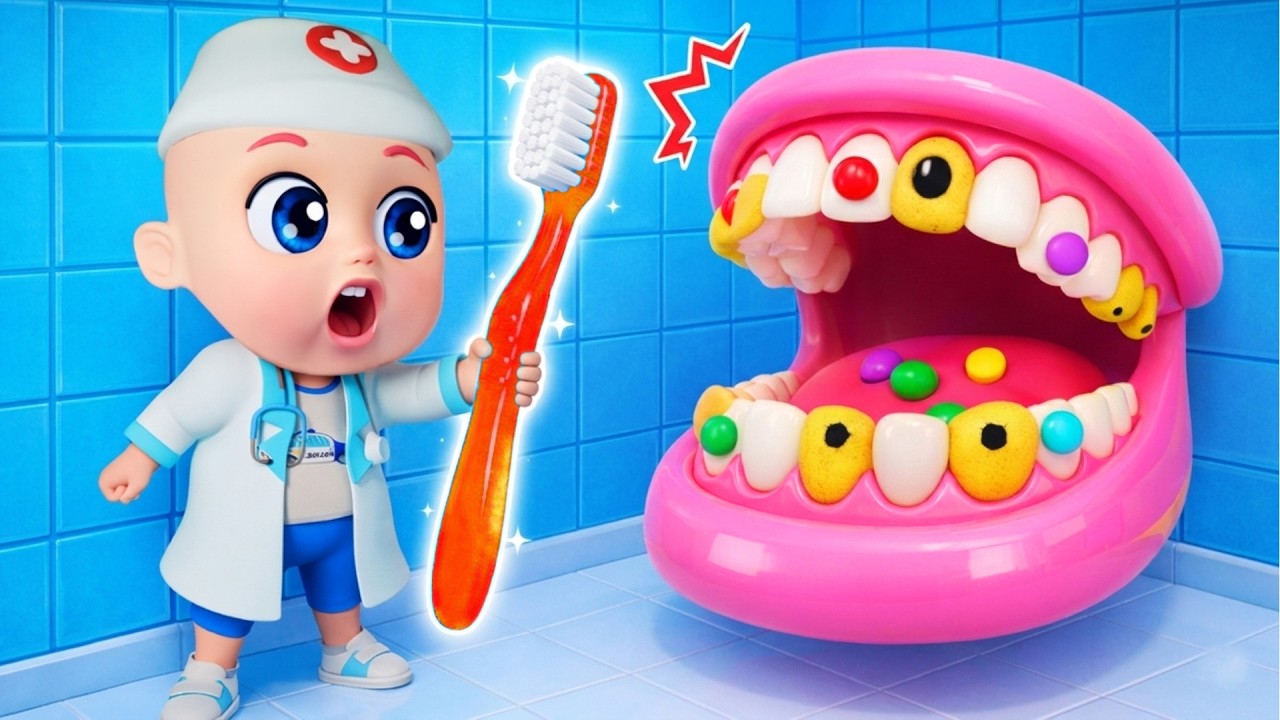 Brush your Teeth Song | Doctor Check Up Health | BiBiBerry | Kids Songs & Nursery Rhymes