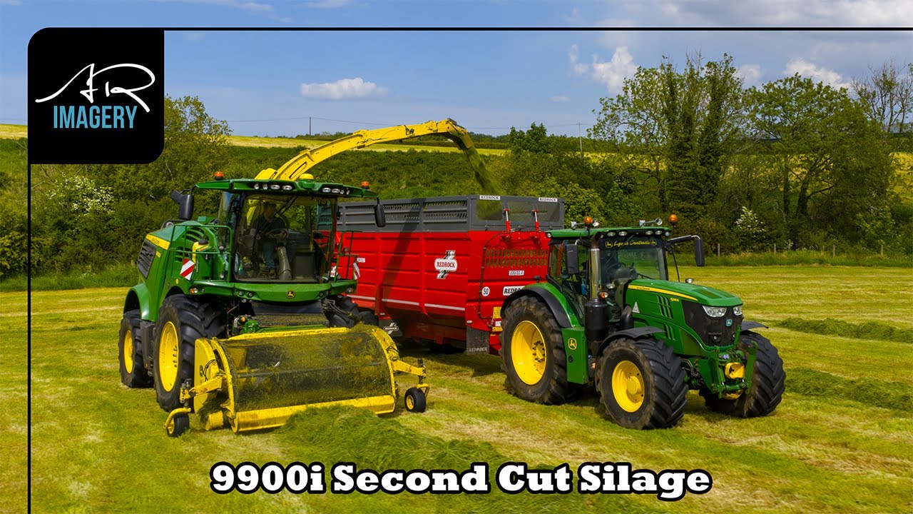 970HP BEAST! John Deere 9900i Flying Through Second Cut Silage | Lyons Contracts