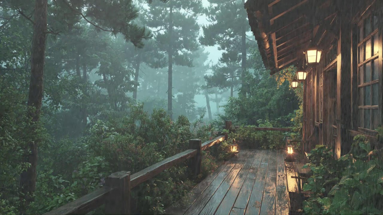Soft Rain on Cabin Roof — Sleep Aid for Insomnia & Anxiety