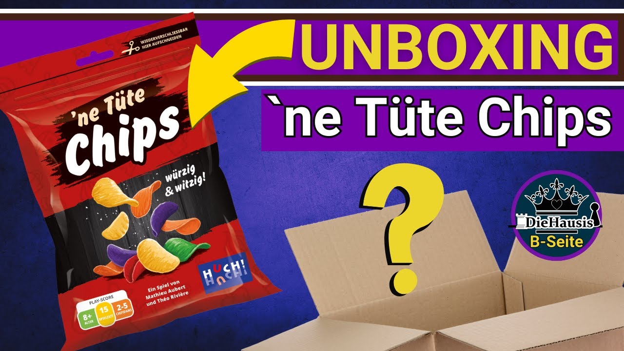 'ne Tüte Chips von HUCH! | 📦 Spiel Unboxing (Partyspiel) | DieHausis B-Seite