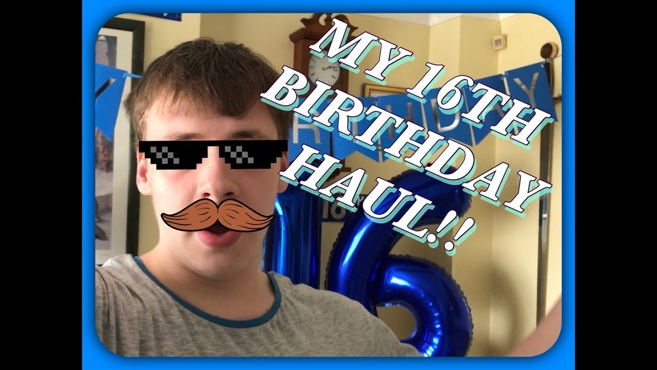 (OLD VIDEO) MY 16TH BIRTHDAY HAUL VLOG!!