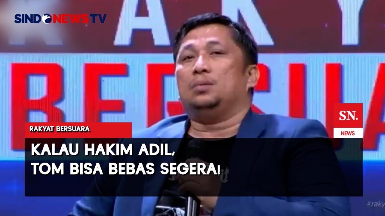Feri Amsari Kecewa Pada Hakim Tom Lembong? | Rakyat Bersuara | 06/08