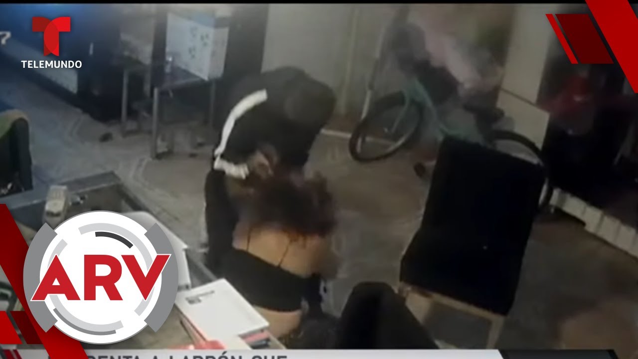 Captan violento asalto a una madre en su propia casa y ella sorprende con su defensa | Telemundo