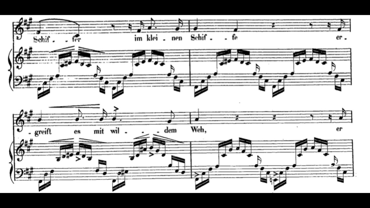 Die Loreley (I. Bronsart) Score Animation
