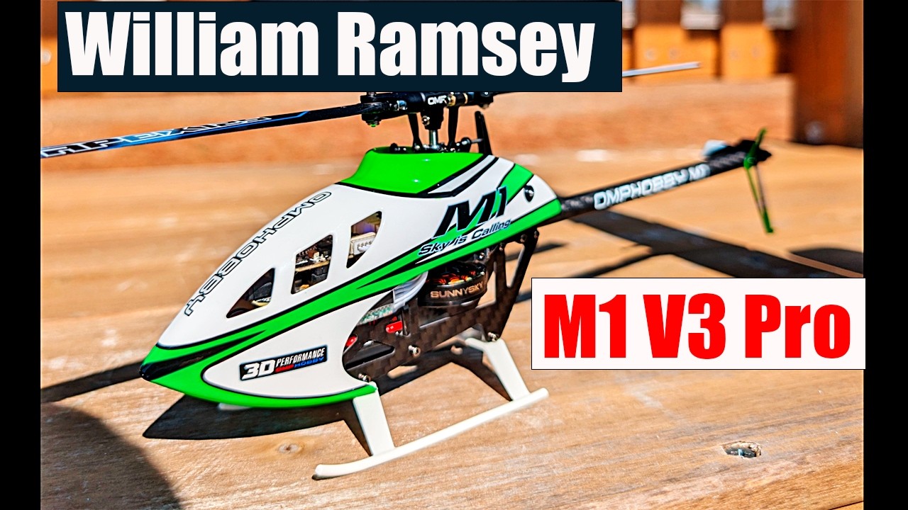 William Ramsey flying the OMP M1 V3 Pro