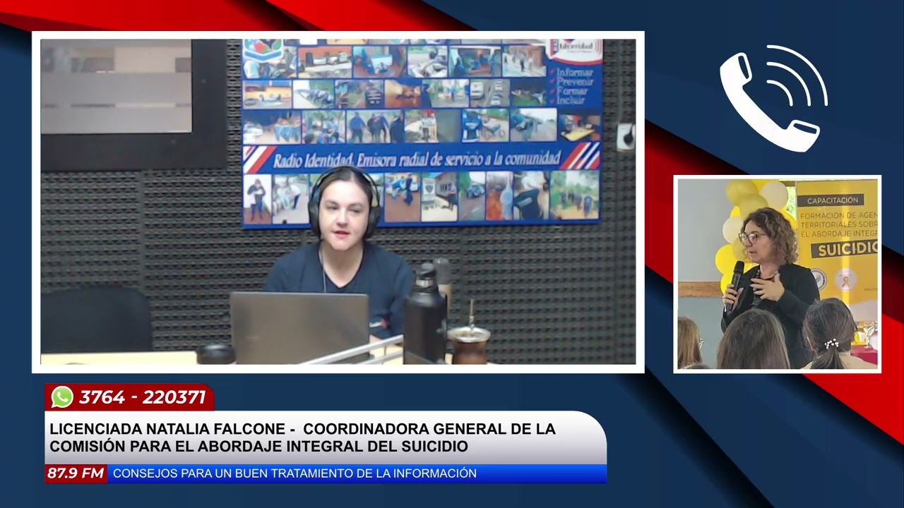 LIC. NATALIA FALCONE -  COORDINADORA GENERAL DE LA COMISIÓN PARA EL ABORDAJE INTEGRAL DEL SUICIDIO